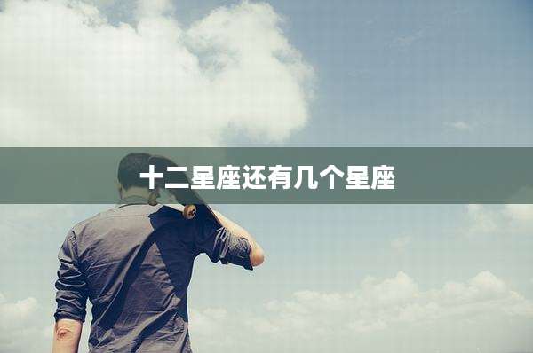 十二星座还有几个星座