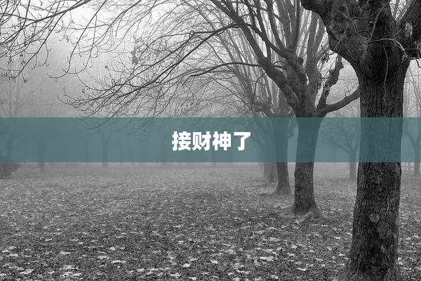 接财神了