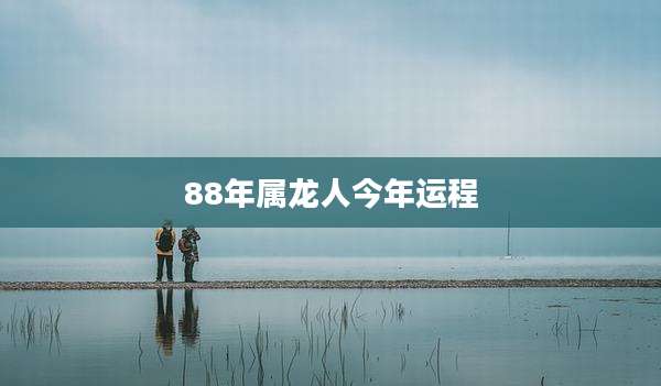 88年属龙人今年运程