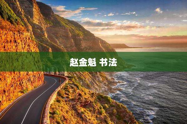 赵金魁 书法