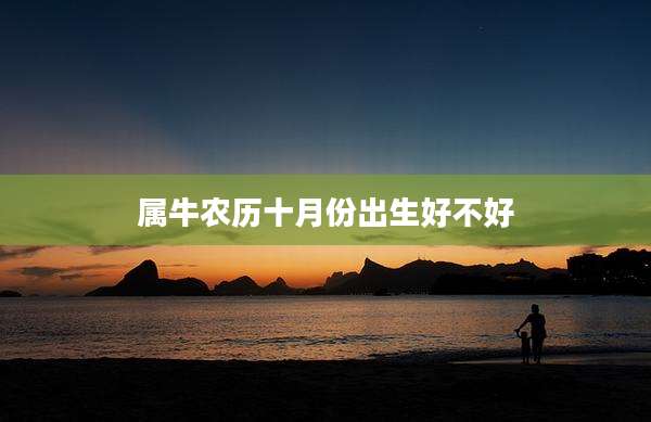 属牛农历十月份出生好不好