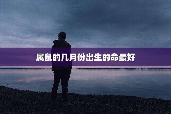 属鼠的几月份出生的命最好