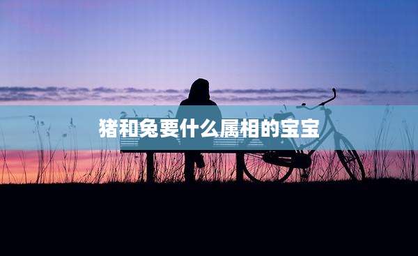 猪和兔要什么属相的宝宝