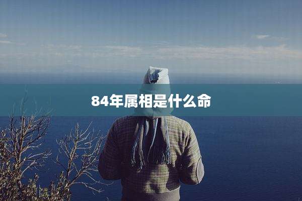 84年属相是什么命