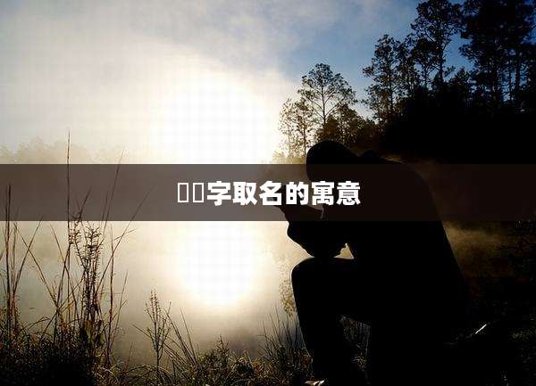濛濛字取名的寓意
