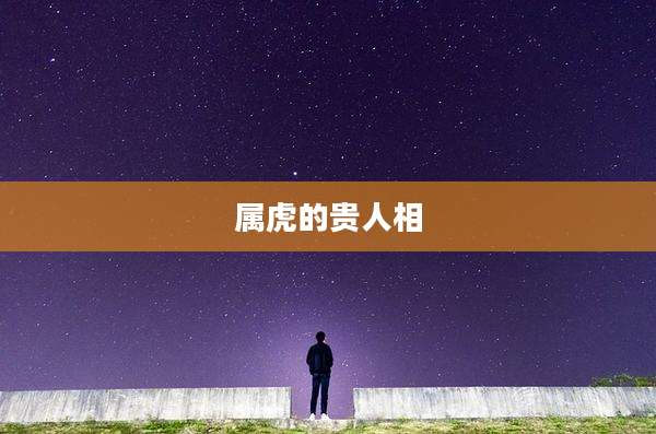 属虎的贵人相