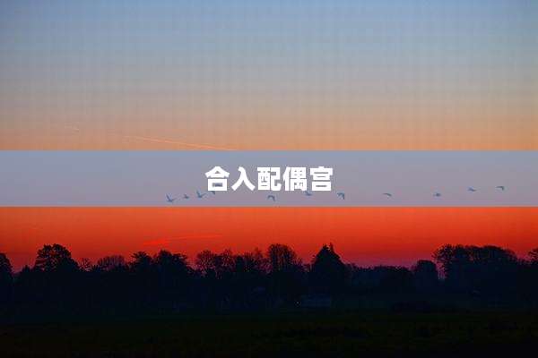 合入配偶宫