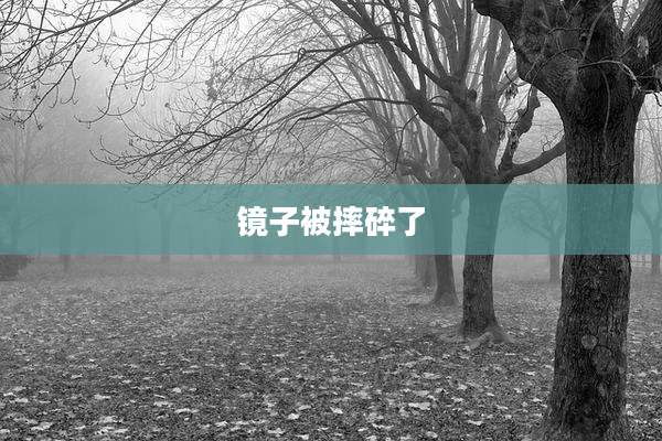 镜子被摔碎了